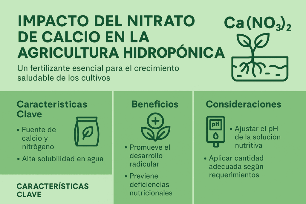Impacto del nitrato de calcio