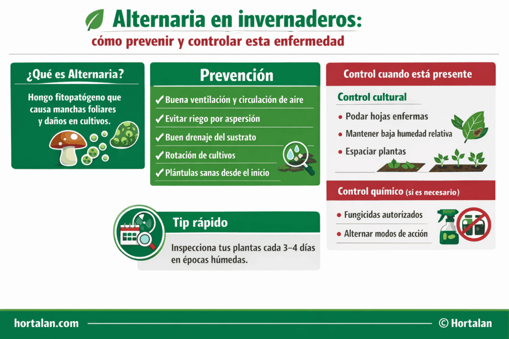 Alternaria en invernaderos
