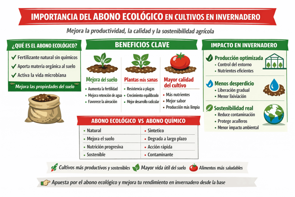 Importancia del Abono Ecológico para Cultivos en Invernaderos